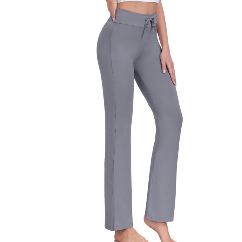 ADANIKI Women plus size 2XL Long Modal Comfy Drawstring Loose Straight-Leg pants